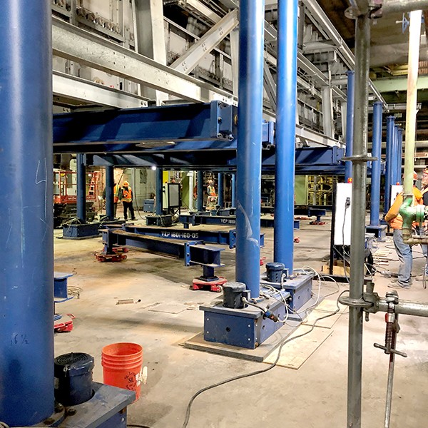 View of project floor.