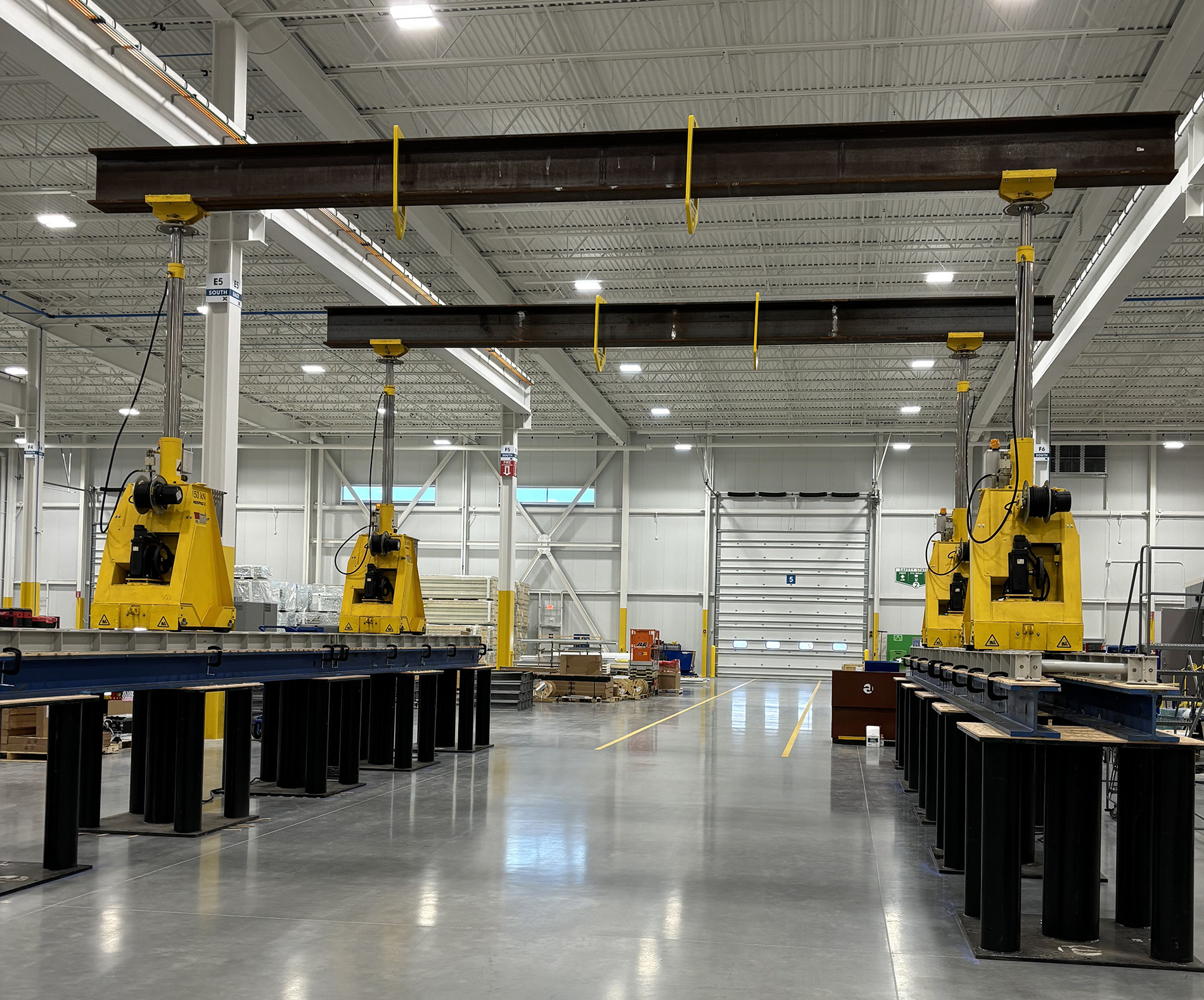 Perfectly installed gantries ensure safety and efficiency.