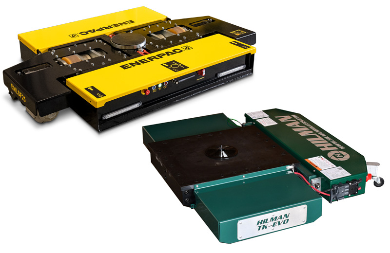 Enerpac Crazy Skate and Hilman TK-EVO.