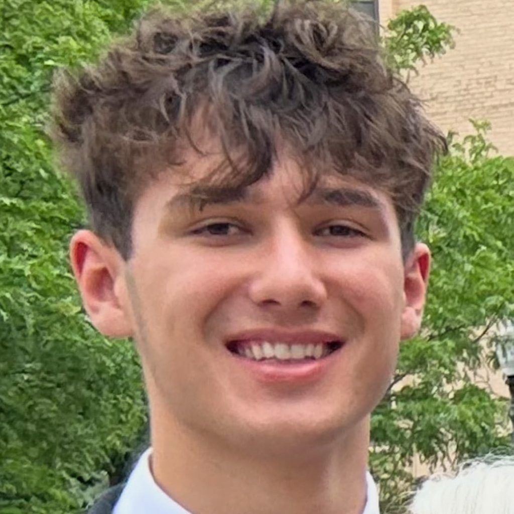 Jaden Rozum, winner of Engineered Giving's first scholarship.