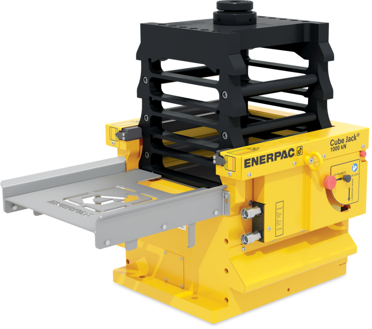Enerpac Cube Jack on a white background.